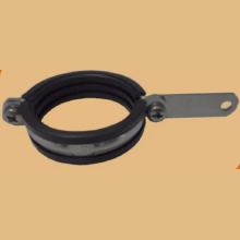 Two Piece Pipe Clamp - Rubber Lined
